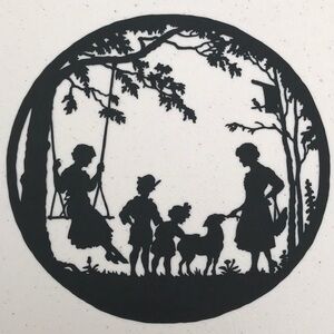 💖 Handmade PaperCut Silhouette Scherenschn…